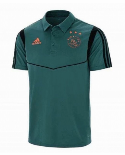 t-shirt Ajax polo 2019-2020 vert